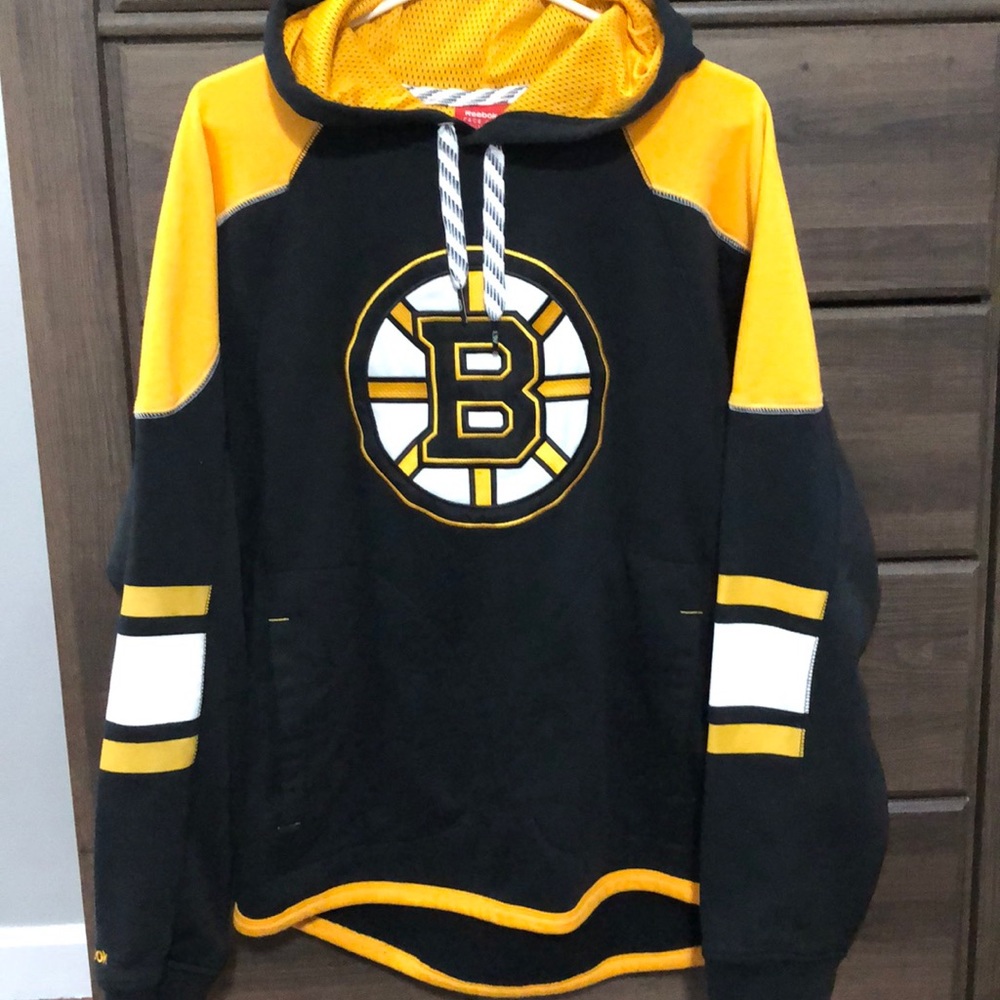 Boston Bruins hoodie- Reebok Size Large